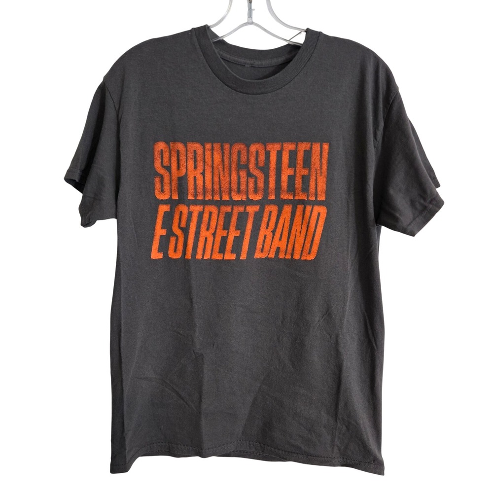 Bruce Springsteen E Street Band Shirt Men's Medium Grey 2024 Tour Graphic Tee‎
